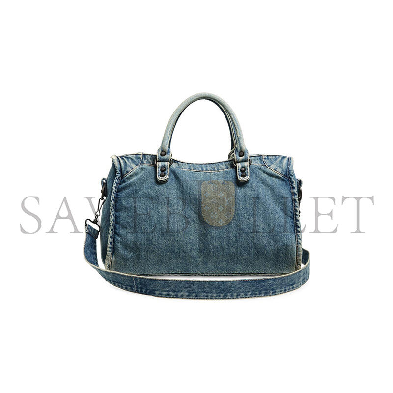 BALENCIAGA MEDIUM LE CITY DENIM SATCHEL 8348667 (37*23.4*15cm)
